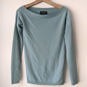 Club Monaco 100% Cashmere Boat Neck Sweater